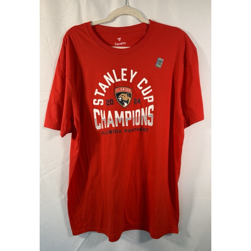 Fanatics T Shirt size XL Florida Panthers Stanley cup champions 2024